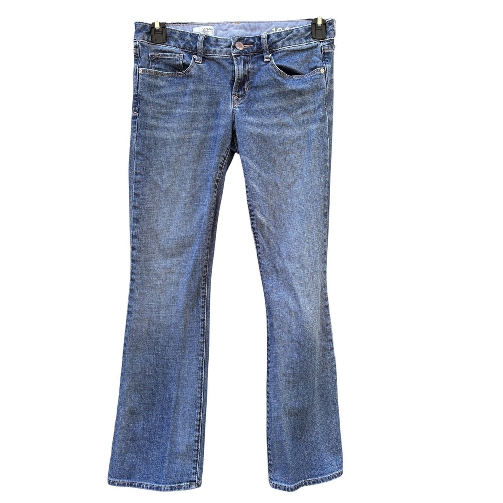 Gap Womens 27/4 Sexy Boot Jeans Blue Low Rise Bootcut Denim Western Casual